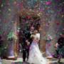 Coriandoli e stelle filanti per il matrimonio