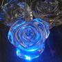 Fiamme in cristallo con luce a led