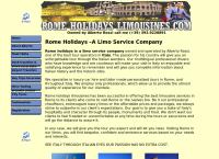 Sito di Rome Holidays Limousine
