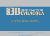 Sito di studio d'ingegneria Bevilacqua
