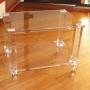 carrello tv in plexiglas