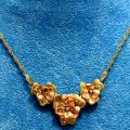 GIROCOLLO A CATENA IN ORO CON FIORI ROSA ESCLUSIVO 270 ¿
