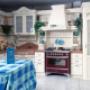 Cucina in finta muratura