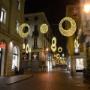 Natale, Luminarie Natalizie, Luci, Fibra di Vetro, Cerchi Luminosi
