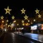 Natale, Luminarie Natalizie, Luci, Fibra di Vetro, Stelle Luminose