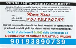 Associazione Nazionale Malattia di Wilson A.P.S.