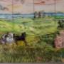 Cavalli Arabi... Irlanda... e folletti Pannello in Maiolica Artistica!  Mt 1,80 x O,90  2018 Ideazio