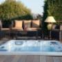 Salotto da giardino in rattan