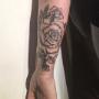 Rose tattoo by Mati