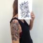 Flower Tattoo by Mati