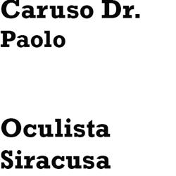 Caruso Dr. Paolo Oculista