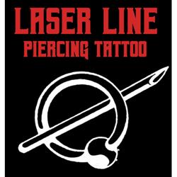 Laser Line Piercing Tattoo