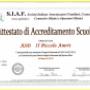 Attestato di Accreditamento Scuola