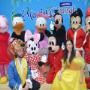 Maschotte Disney, Minnie, Topolino, Pippo, La Bella e La Bestia, Paperina, Paperino, Peppa Pig