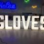 Gloves, Scritta, Insegna, Insegna Luminosa, White, Bianco,