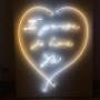Love, Promise, Neon, White, Yellow, Bianco, Giallo, Bianca, Gialla, Scritta Luminosa, Scritta, Luminosa, Cuore
