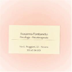 Fontaneto Dott.ssa Susanna Psicologa e Psicoterapeuta