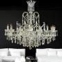 Caricato da visitatore il 19/09/2017 - 702/16 - lampadario 16 luci in cromo e cristallo Swarovski