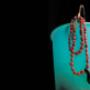 Collana corallo rosso e corno corallo nero