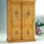 Armadio di Legno a Due Ante Scorrevoli