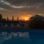 tramonto piscina