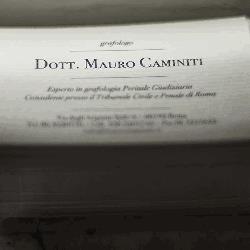 Dott. Mauro Caminiti - Grafologo Forense