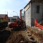 Paratia di pali di contenimento Zona san cesareo tecno pozzi srl trivellatori roma
