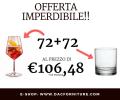 OFFERTA BICCHIERI! 72 CALICI + 72 TUMBLER