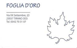 Ristorante Pizzeria Foglia d'Oro Tirano