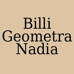 Billi Geometra Nadia