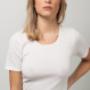 T-SHIRT Art.4000 554 M/Manica CAMILLA
 60%Lana 35%Acrilico.5%Poliestere
Interno sulla pelle 100%Cotone