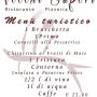 Menù Turistico da 22€