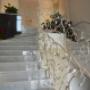 Scala interna in marmo bianco di Carrara