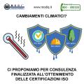 Consulenza per ottenimento di certificazioni ISO cambiamenti climatici
