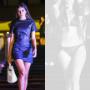 bikini in pelle con strass, borsa a mano in pelle, borsa artigianale in pelle, rhinestone leather bi