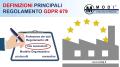 Definizioni principali privacy GDPR 2016 679