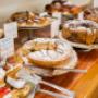 Assorted breakfast items
