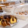 Assorted breakfast items