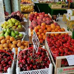 Le vetrine dell'ortofrutta