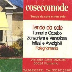 TENDE DA SOLE E NON SOLO COSECOMODE ROMA