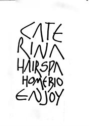 Caterina Hair Spa Home Bio. Enjoy