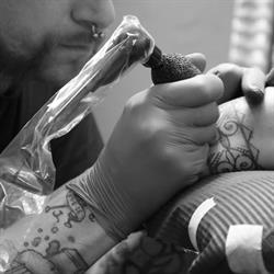 Wet paint tattoo