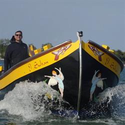 Il Bragozzo local boats in Venice