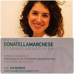Dott.ssa Donatella Marchese - Otorinolaringoiatra Palermo