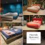 Letto imbottito con box contenitore