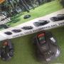 Automower Husqvarna in esposizione per poter ammirare e capire toccando con mano tutte le loro funzionalità