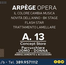 A.13 Concept Store-Parrucchiere donna e uomo-Estetica -Abbigliamento donna