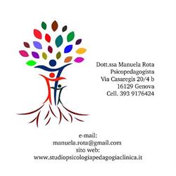 Dott.ssa Manuela Rota -  Psicologa Psicopedagogista