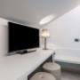 Guest room with flat-screen television