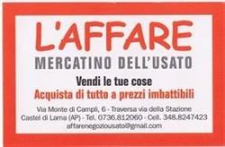 L'affare Mercatino Dell'usato Castel Di Lama - AP